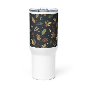 Travel mug with a handle