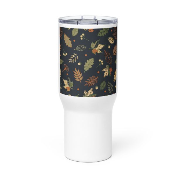 Travel mug with a handle