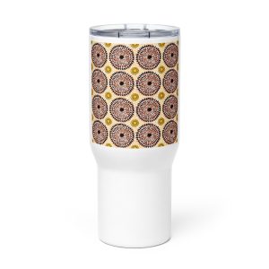 Travel mug with a handle