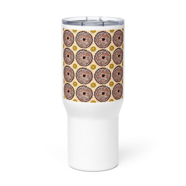 Travel mug with a handle