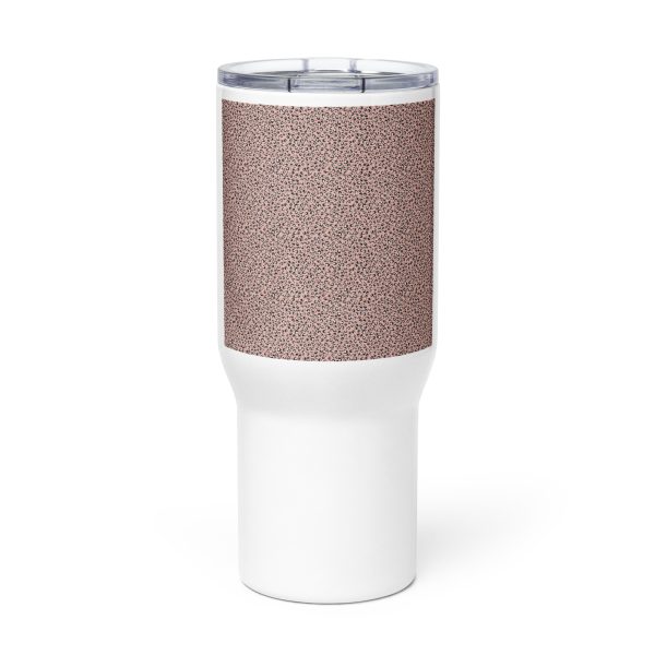Travel mug with a handle