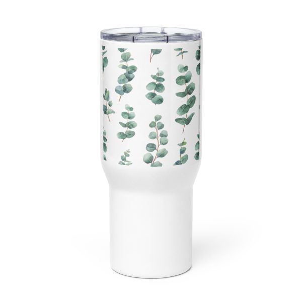 Travel mug with a handle