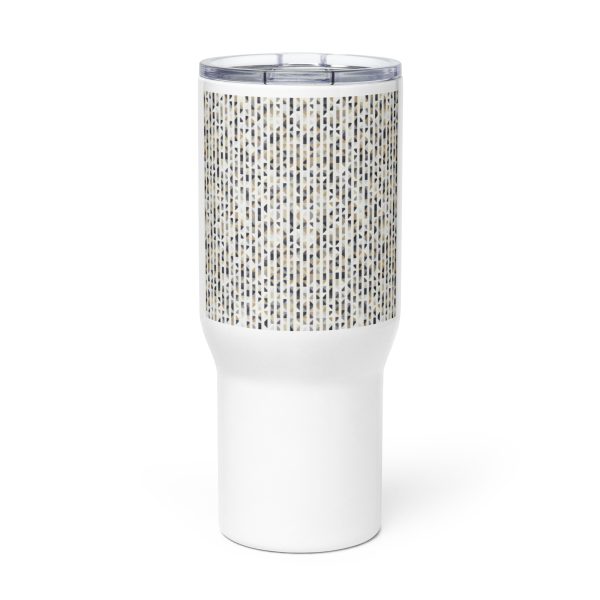 Travel mug with a handle