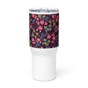Travel mug with a handle