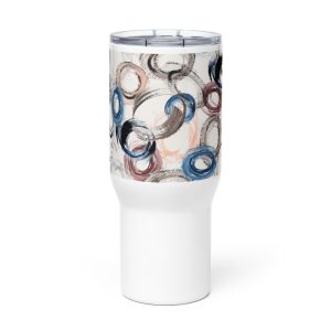 Travel mug with a handle