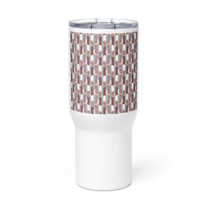 Travel mug with a handle