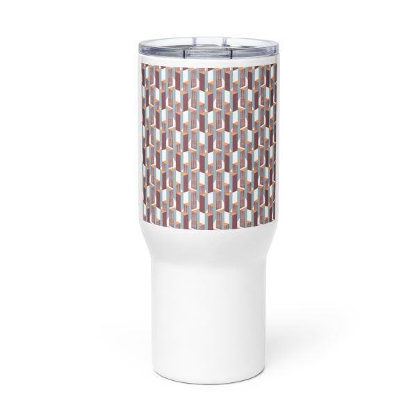 Travel mug with a handle